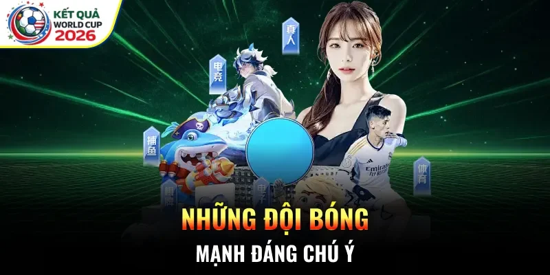 Những đội bóng mạnh đáng chú ý